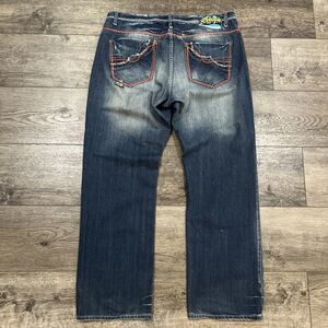 Vintage Y2K Akademiks Wide Leg Baggy Jeans Embroidered Skate - Men’s 40x32